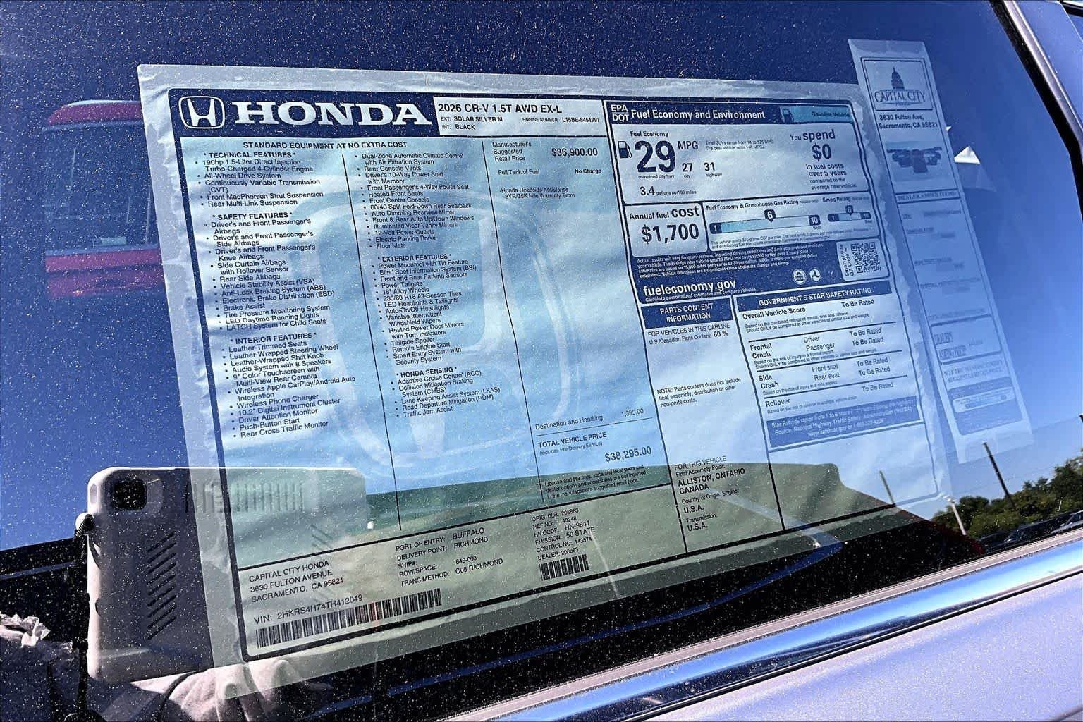 2026 Honda CR-V EX-L - Photo 21