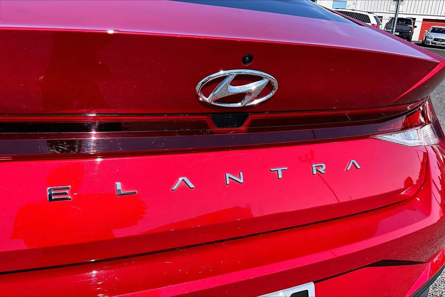 Used 2023 Scarlet Red Pearl Hyundai SEL image 30