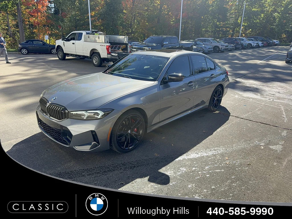 Certified Used 2024 GREY BMW 330i xDrive image 1