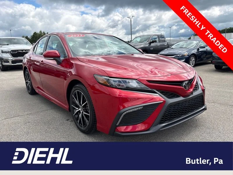 Used 2023 Red Toyota SE image 1