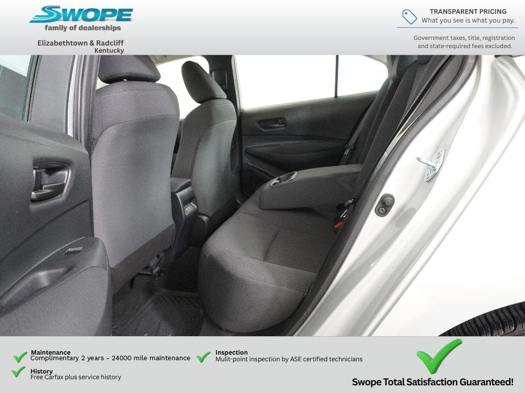 Used 2023 Classic Silver Metallic Toyota LE image 12