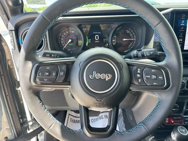Certified Used 2024 Gray Jeep Rubicon 4xe image 14