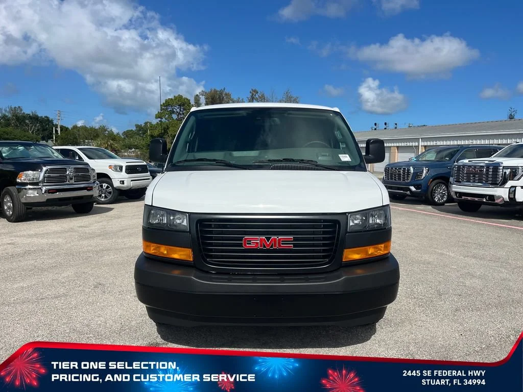 New 2026 Summit White GMC Work Van image 3
