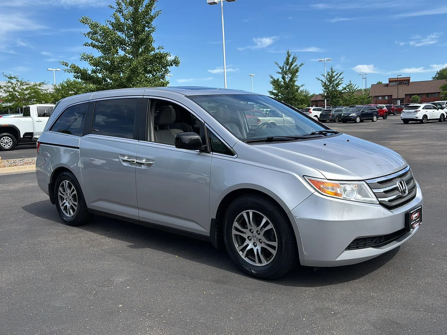 Used 2013 Alabaster Silver Metallic Honda EX-L image 8
