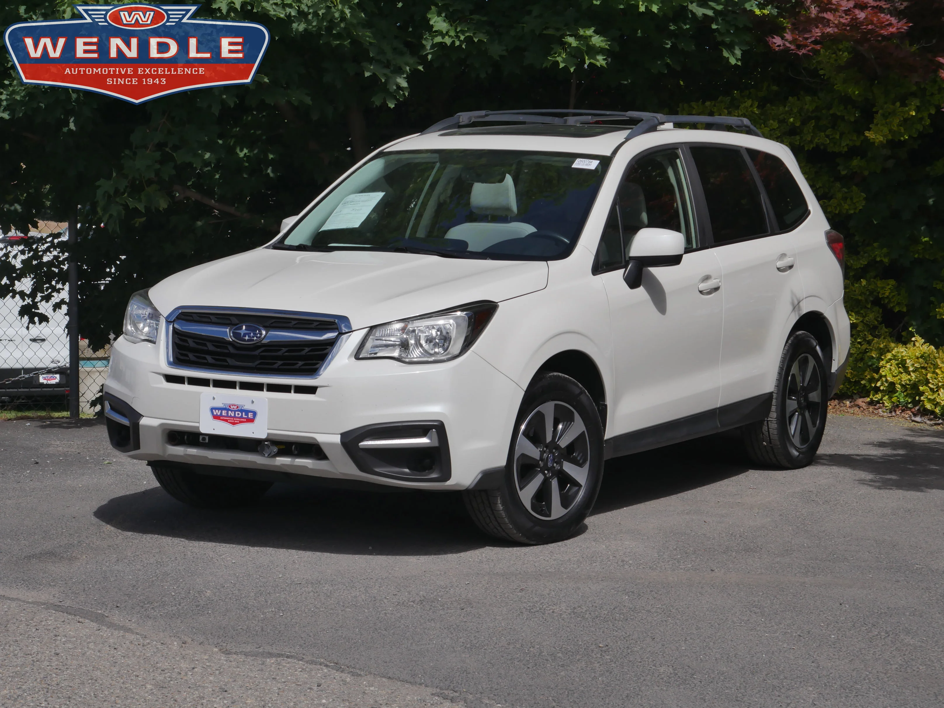 Used 2017 Crystal White Pearl Subaru Premium image 1