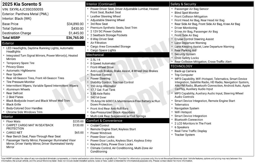 Used 2025 Gray Kia S image 28