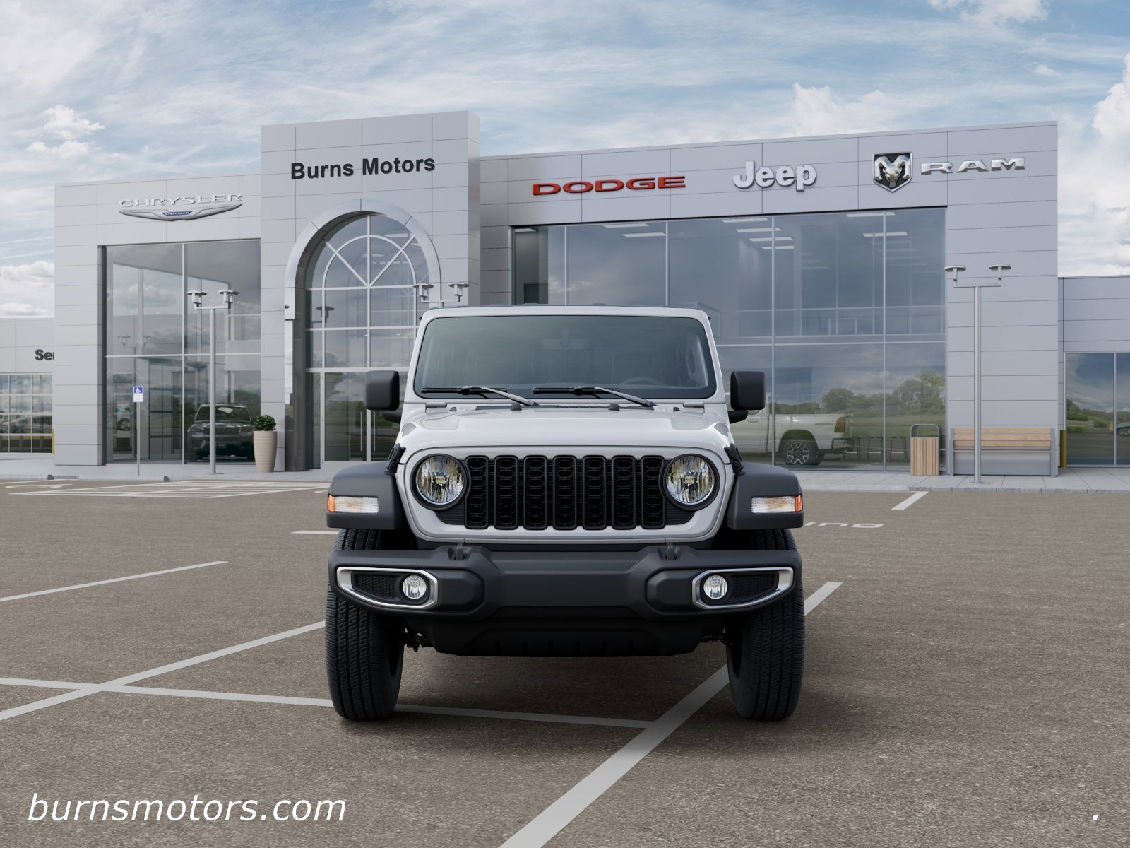 New 2026 Bright White Clear-Coat Exterior Paint Jeep Sport image 6