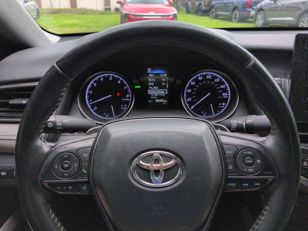 Used 2023 Midnight Black Metallic Toyota SE image 27