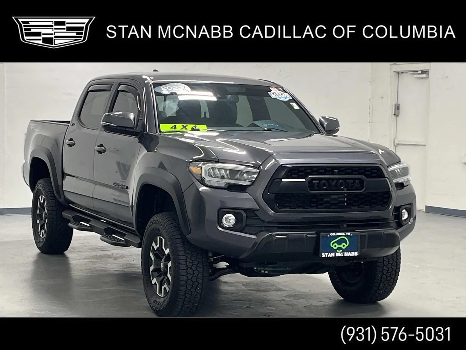 Used 2022 Magnetic Gray Metallic Toyota TRD Off Road Double Cab 3.5L V6 1 Owner image 1