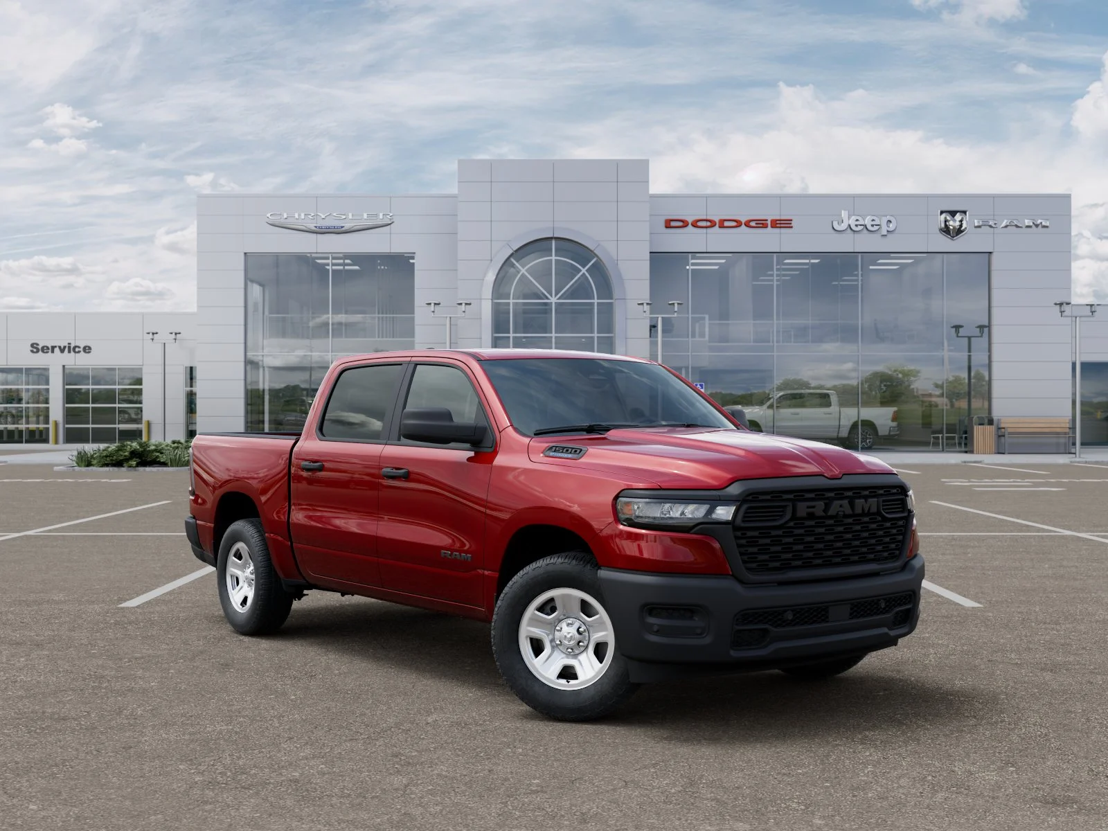 New 2026 Molten Red Pearlcoat RAM Tradesman image 43