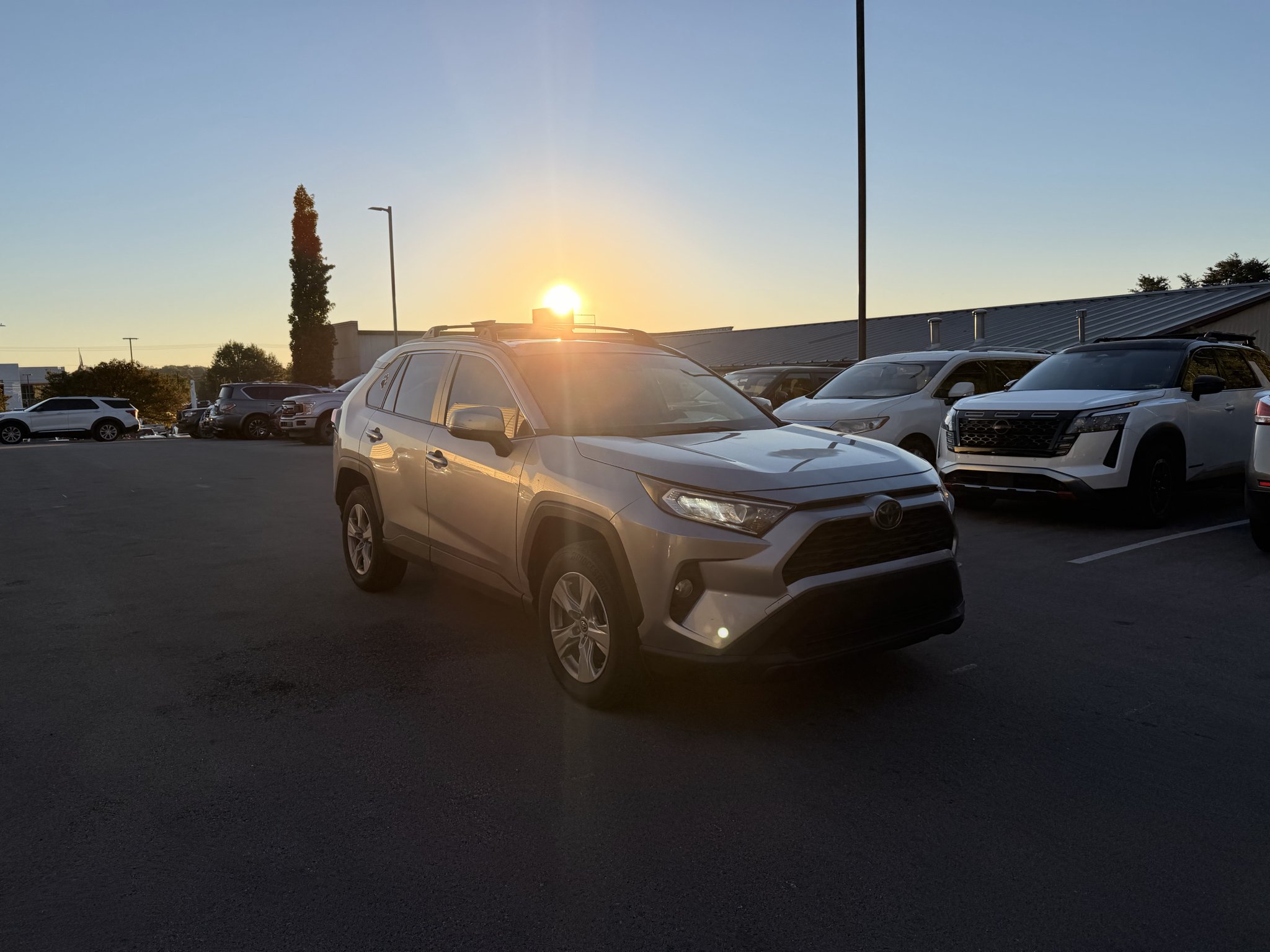 Used 2019 Silver Sky Metallic Toyota XLE image 3