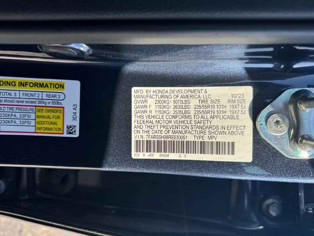 Certified Used 2024 Canyon River Blue Metallic Honda HYBRID AWD SP TRG image 26