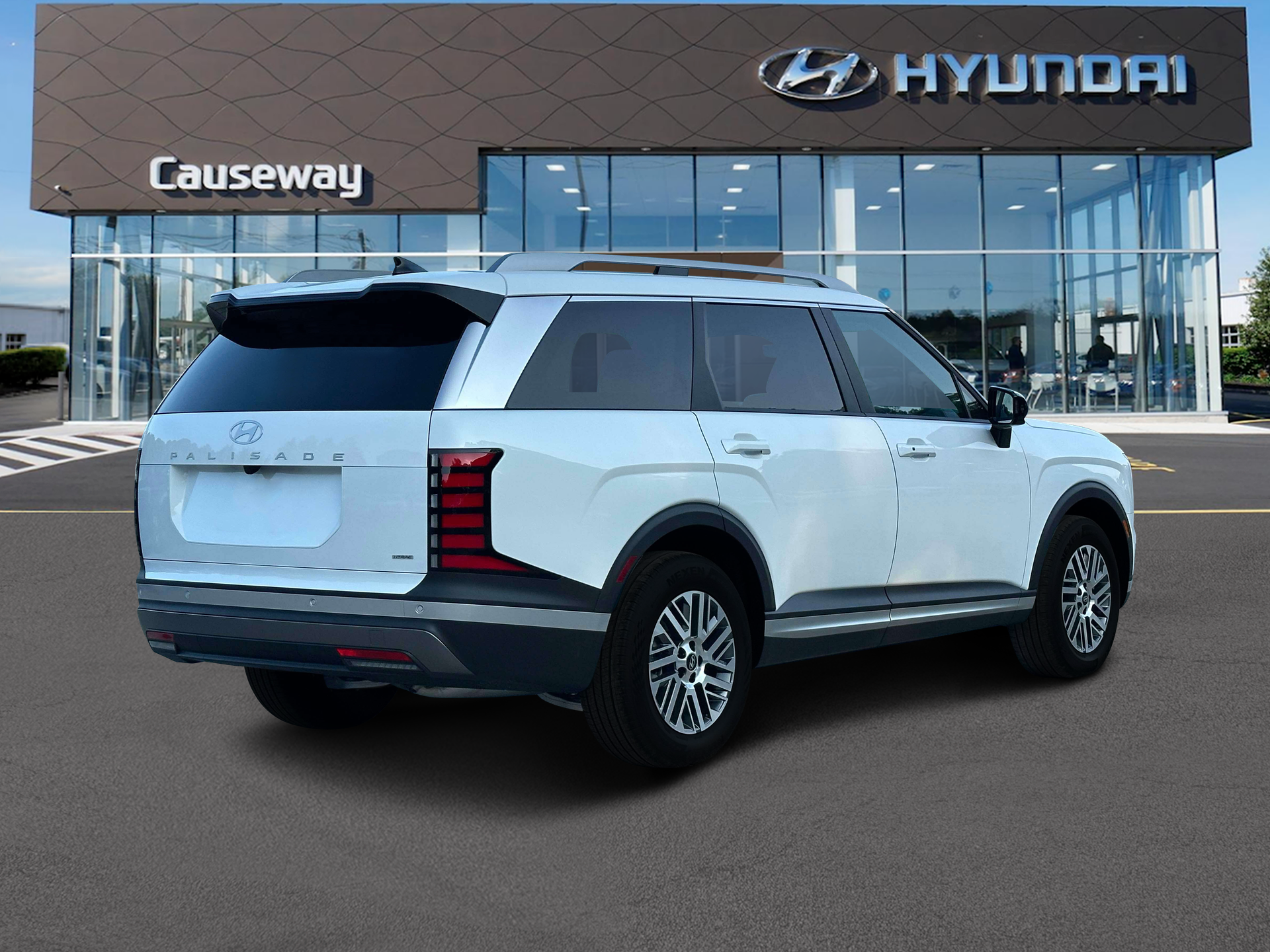 New 2027 White Hyundai SEL AWD image 7