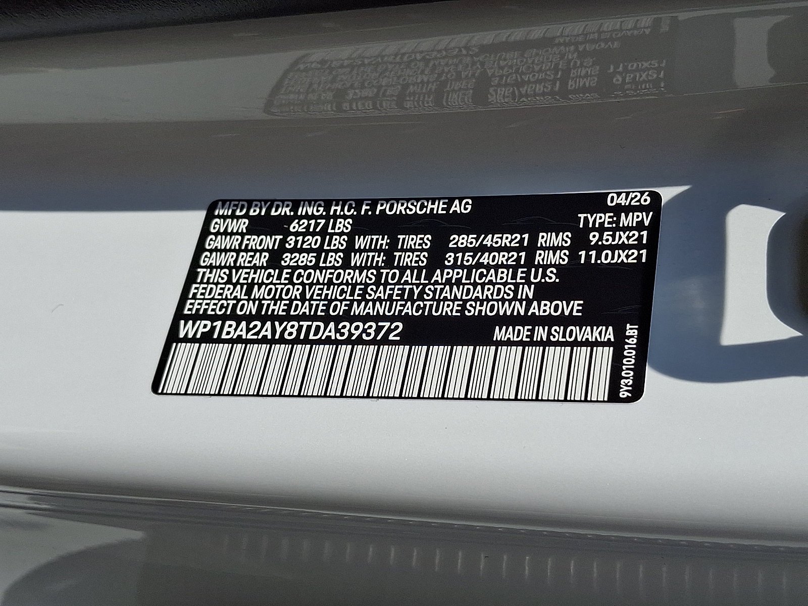 New 2026 Carrara White Metallic Porsche  image 25