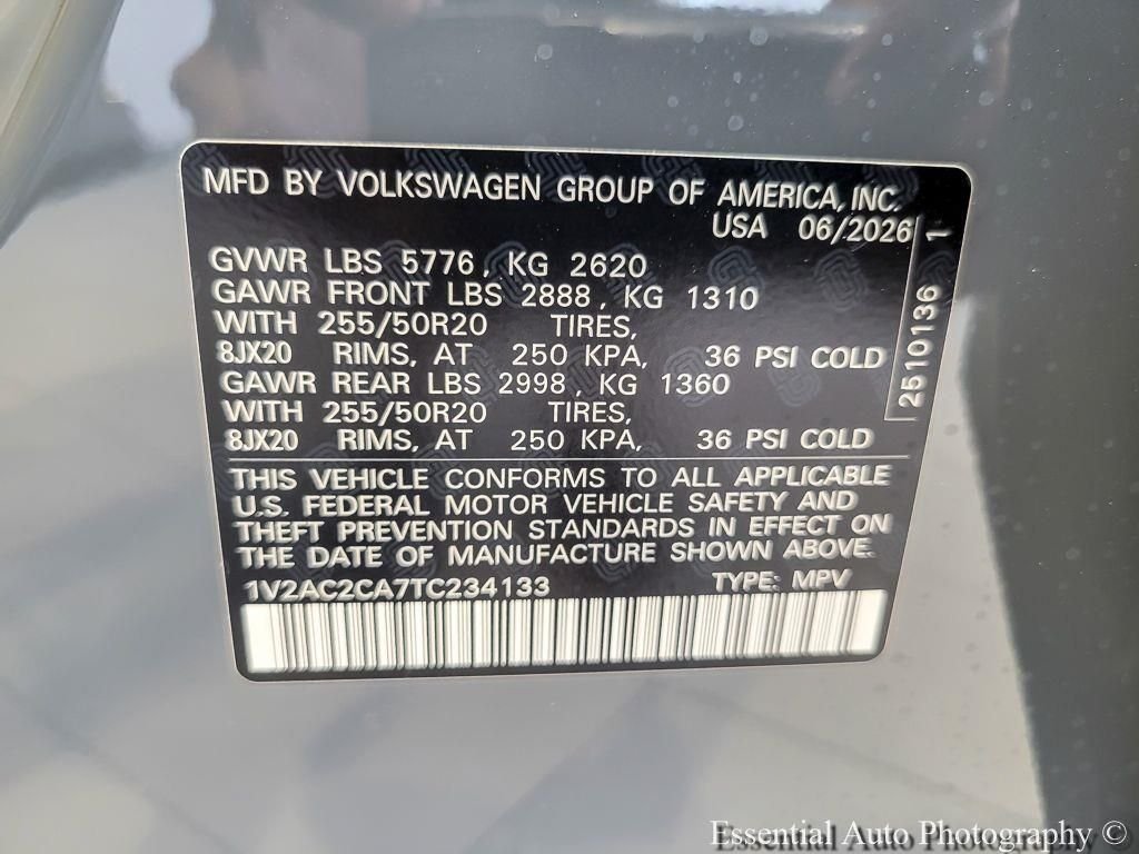 New 2026 Pure Gray Volkswagen 2.0T SEL R-Line Black image 21