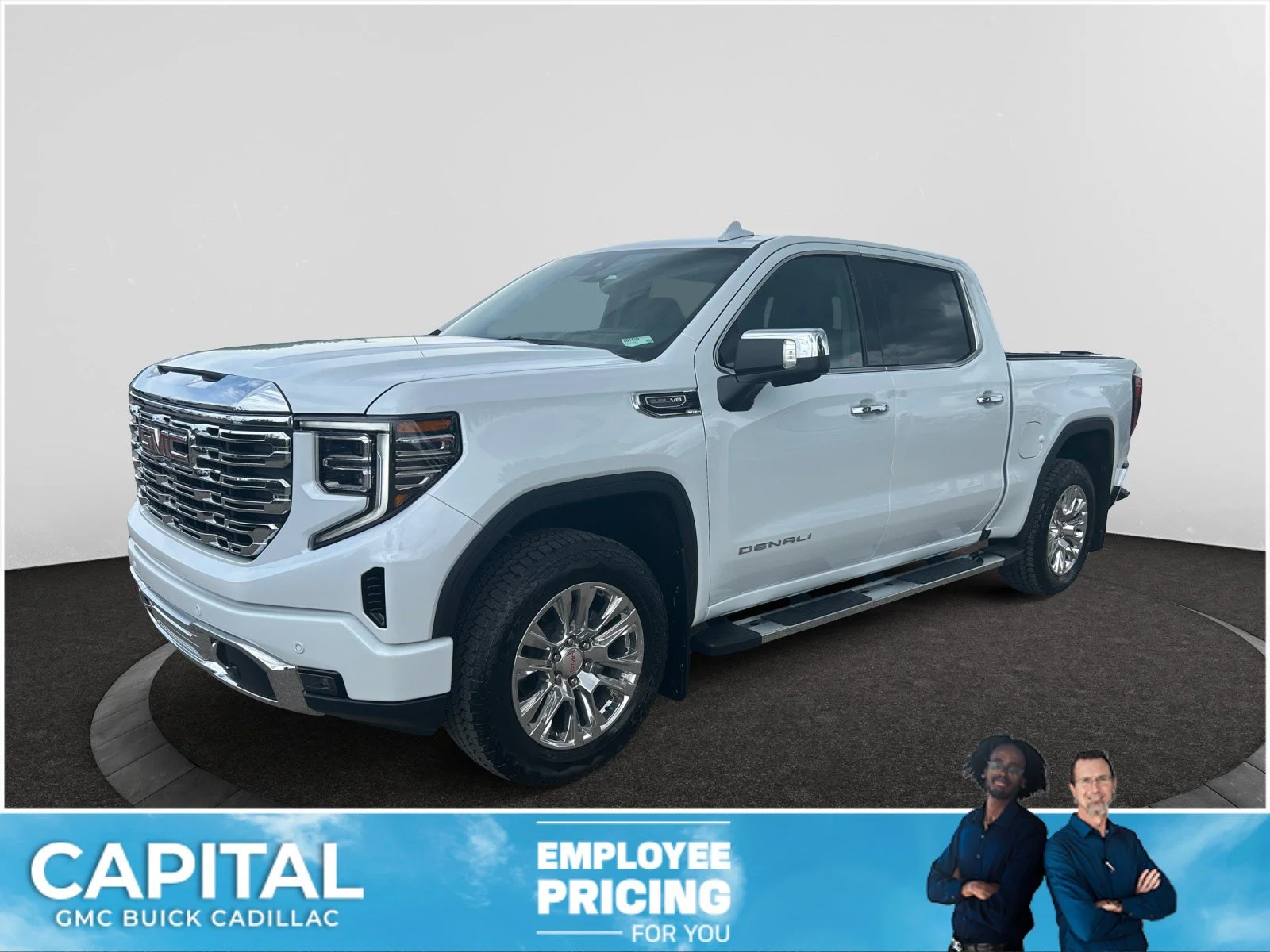 New 2026 Glacier White Tricoat GMC Denali image 1