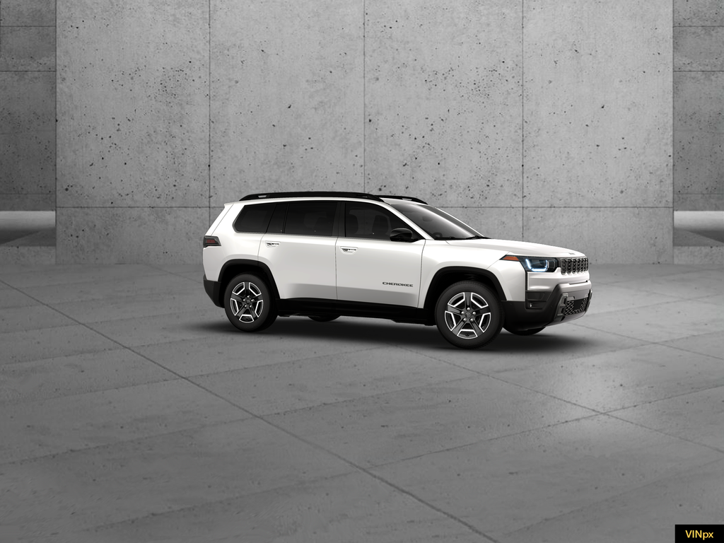 New 2026 Bright White Clear-Coat Exterior Paint Jeep Limited image 9