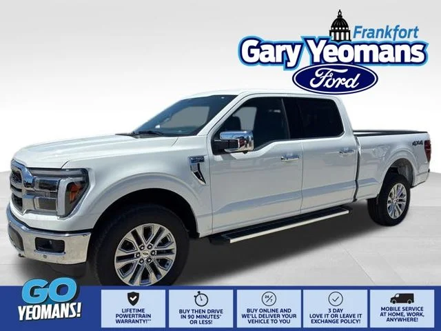 New 2026 Star White Metallic Tri-Coat Ford Lariat® image 1