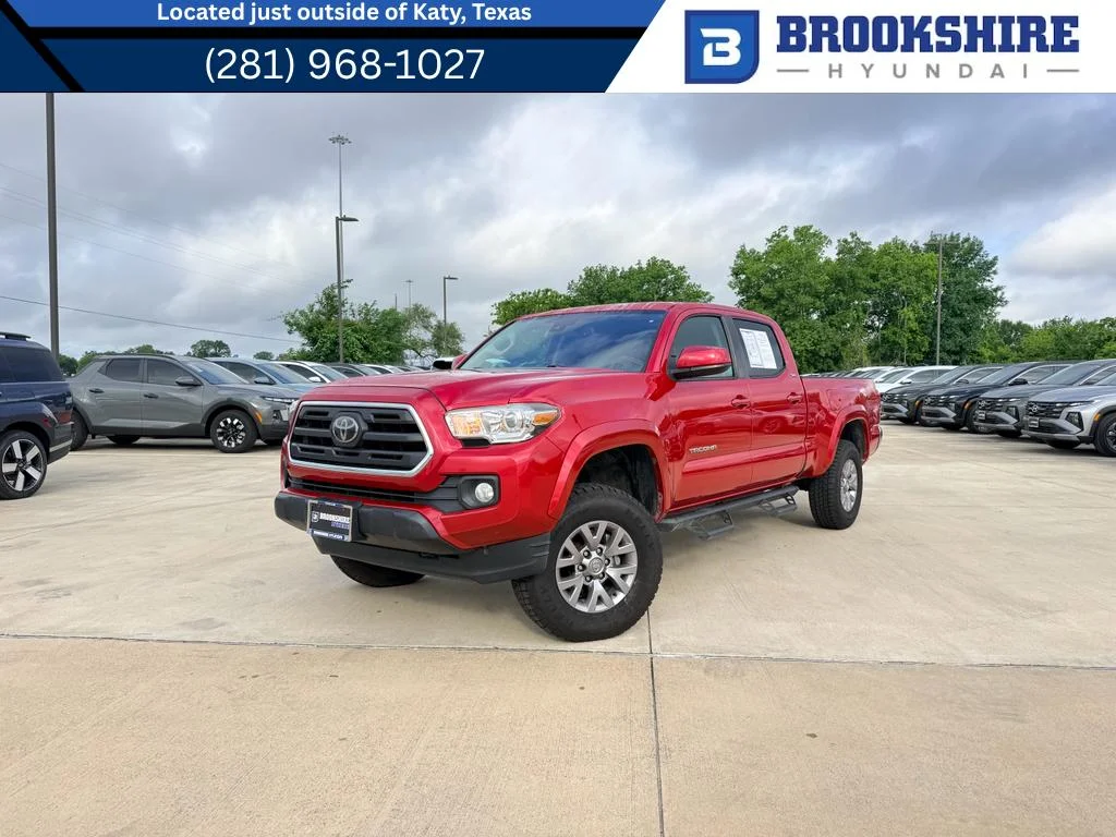 Used 2019 Barcelona Red Metallic Toyota SR5 image 1