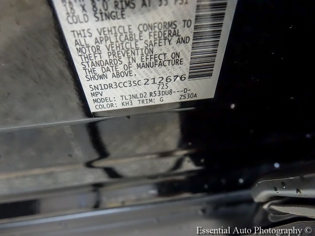 Certified Used 2025 Super Black Nissan SL image 30