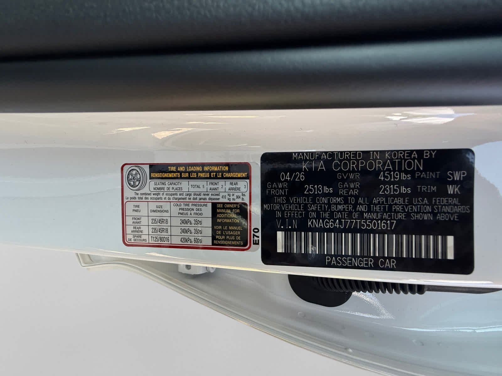 New 2026 Snow White Pearl Kia GT-Line image 25