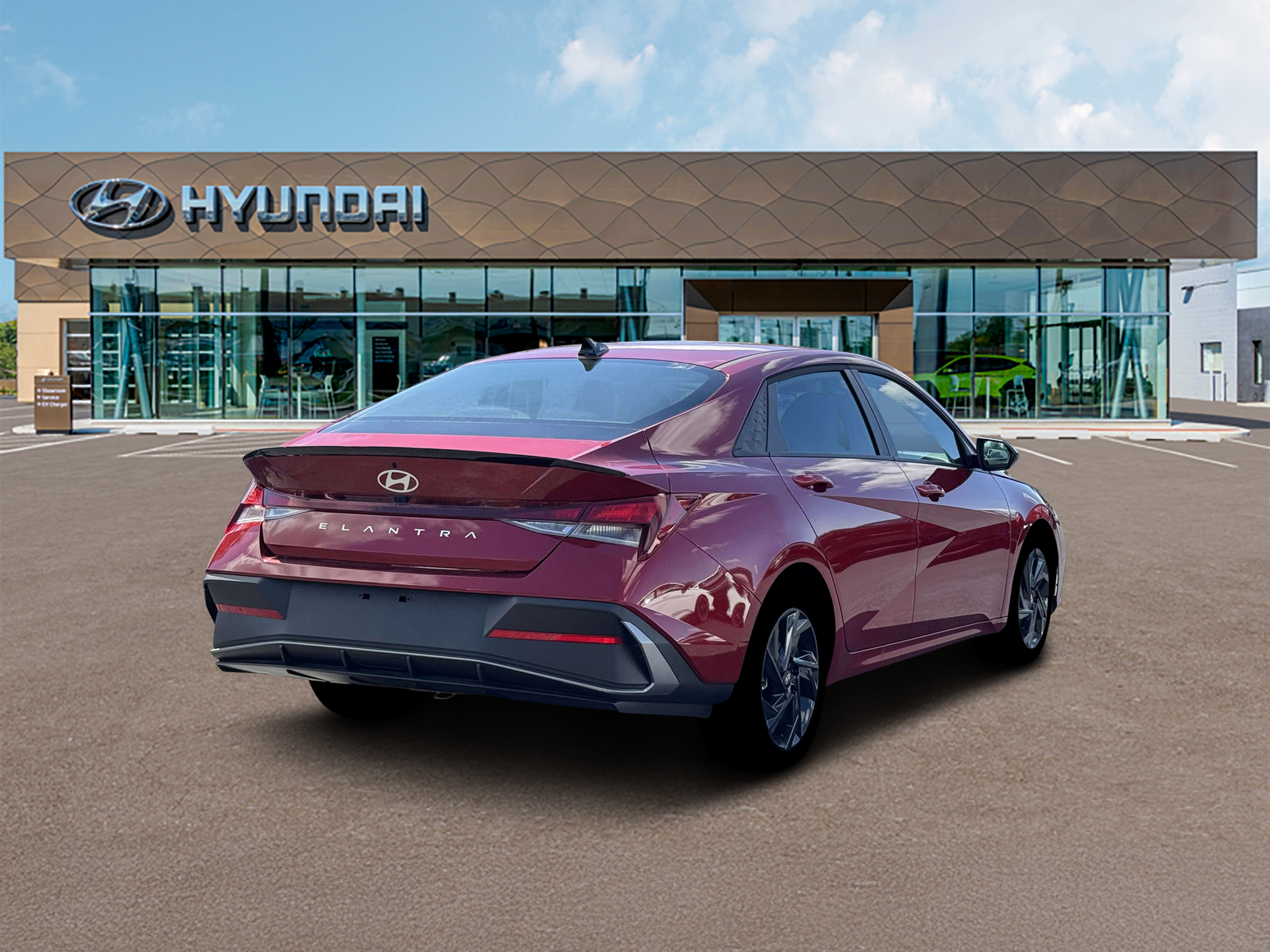 New 2026 Red Hyundai SEL Sport image 7