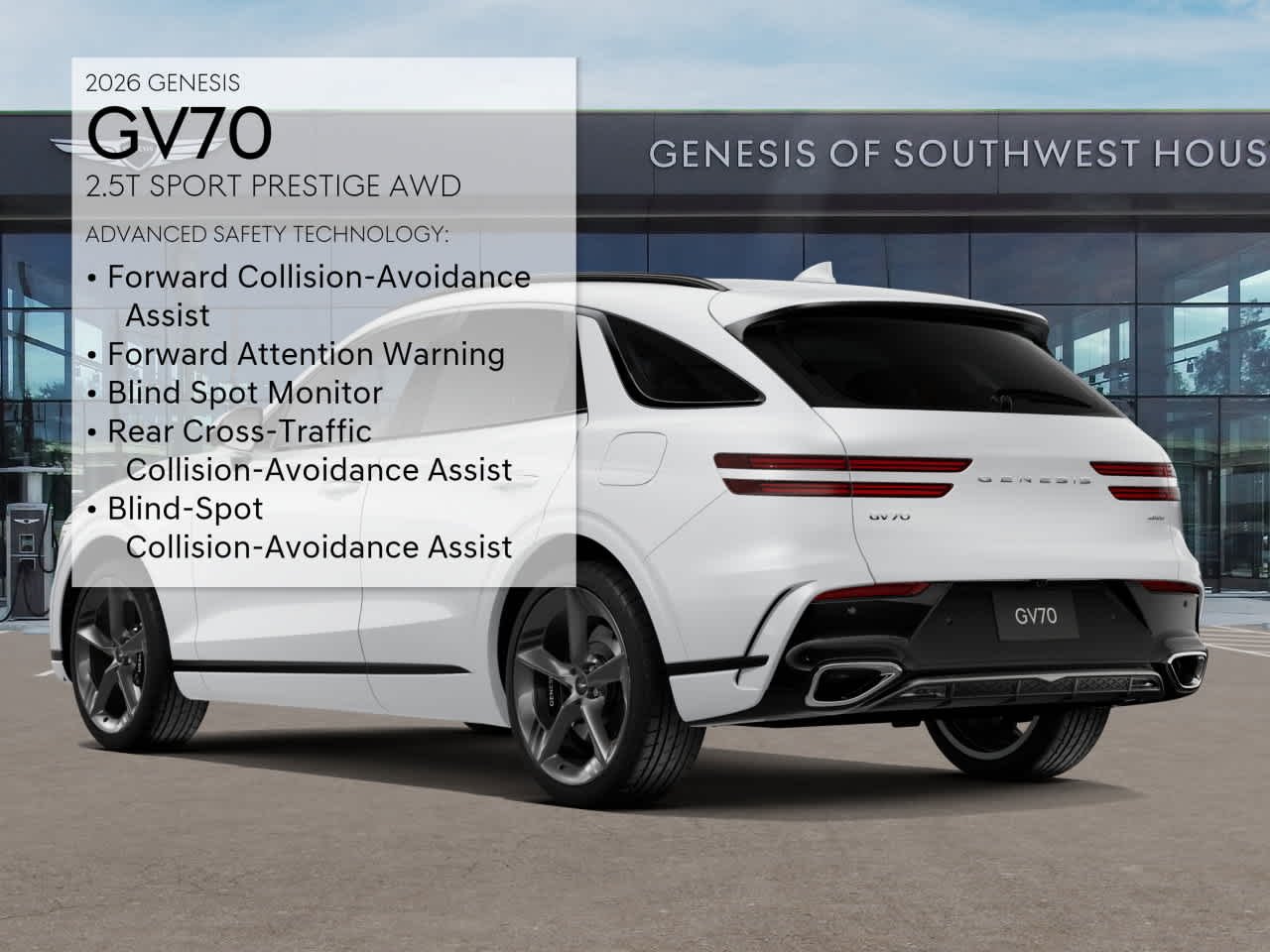 New 2026 Alta White Genesis 2.5T Sport Prestige image 7