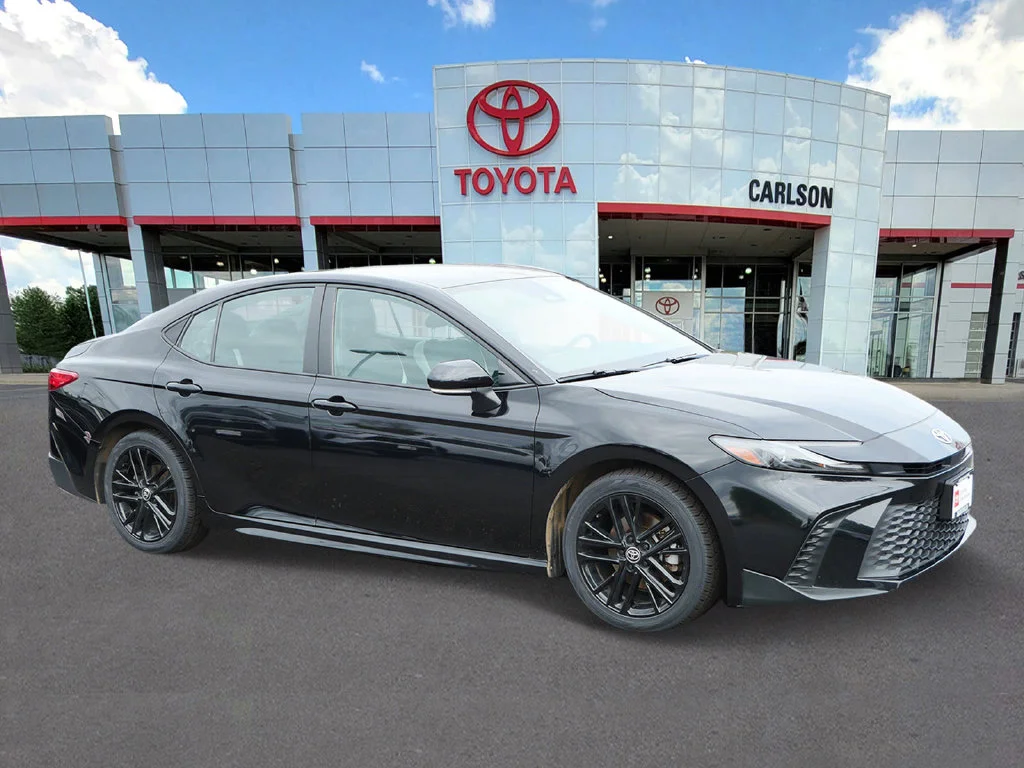 Certified 2025 Toyota Camry SE with VIN 4T1DAACK7SU140703 for sale in Minneapolis, Minnesota