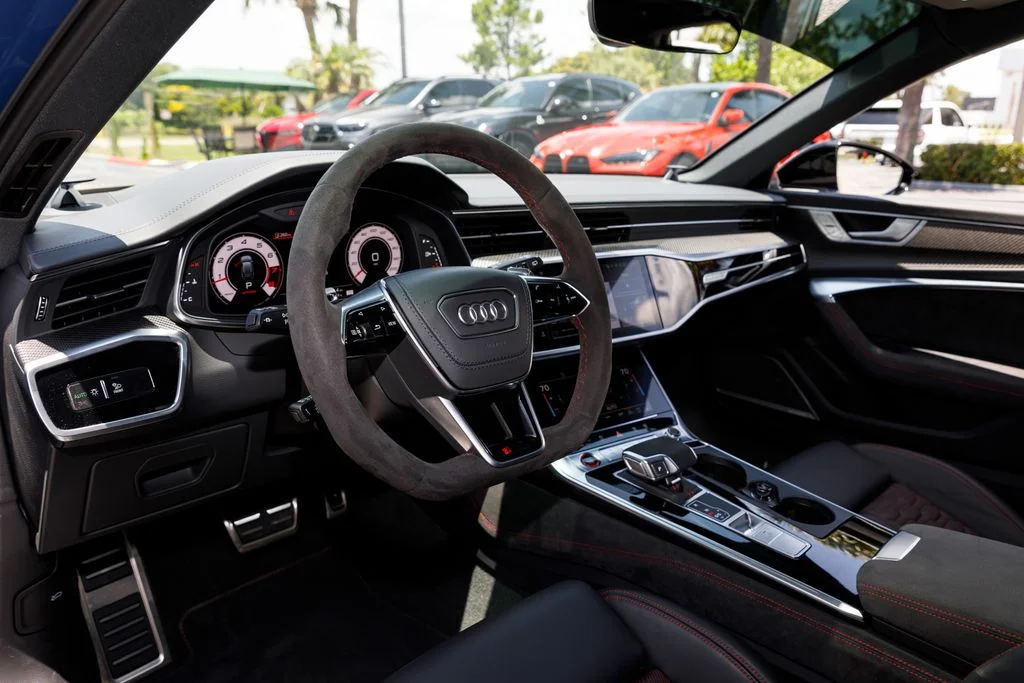 Used 2025 Blue Audi 4.0T image 32