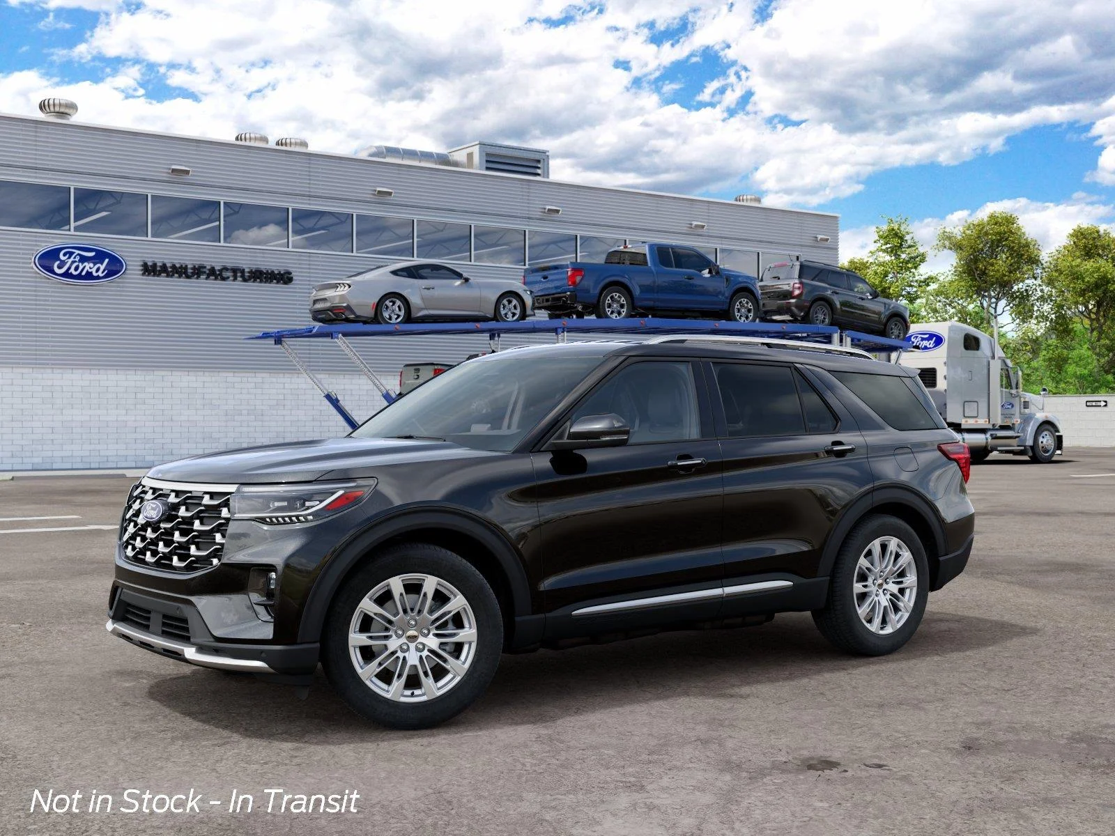 New 2027 Agate Black Metallic Ford Platinum™ image 2