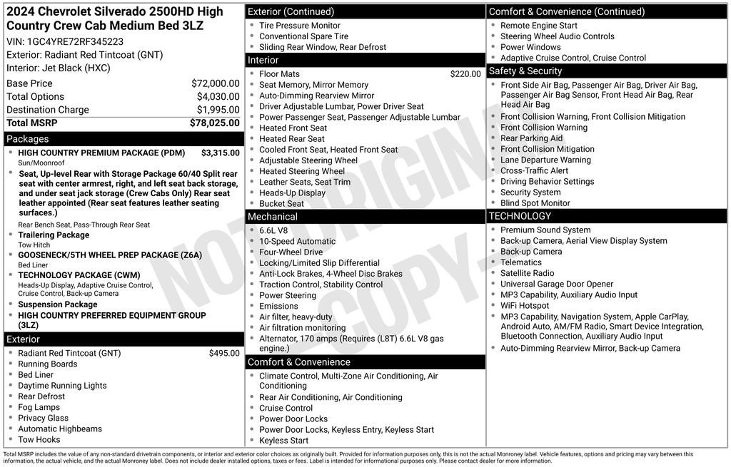 2024 Chevrolet Silverado 2500HD High Country - Photo 33
