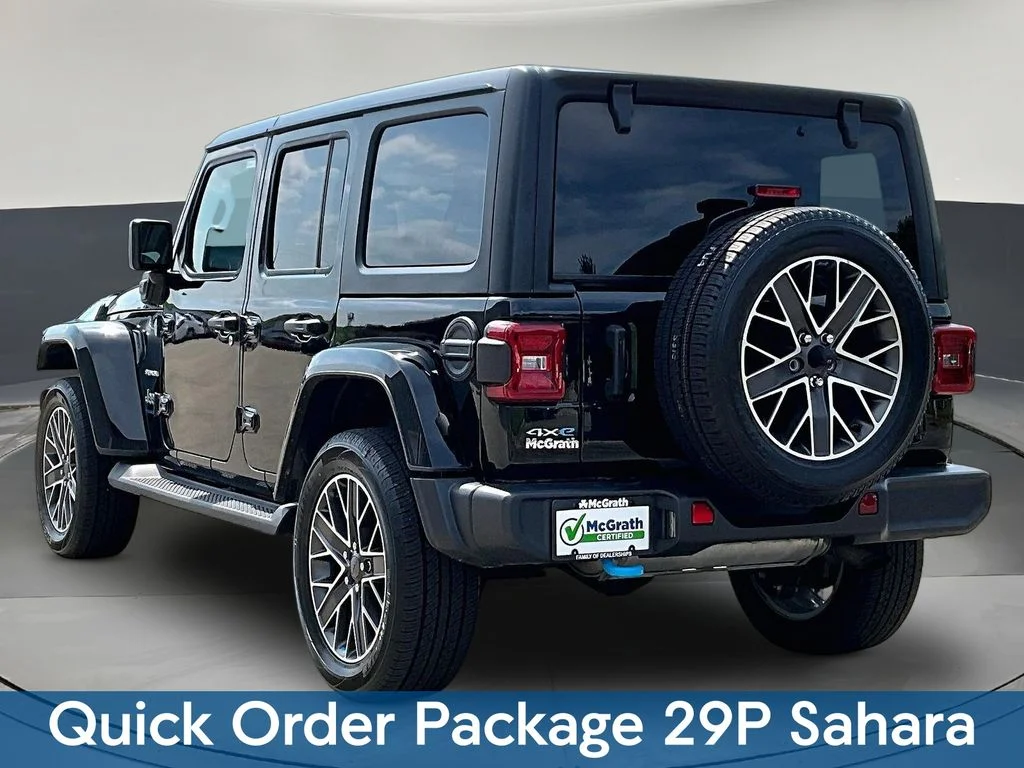 Used 2023 Black Jeep Sahara 4xe image 5