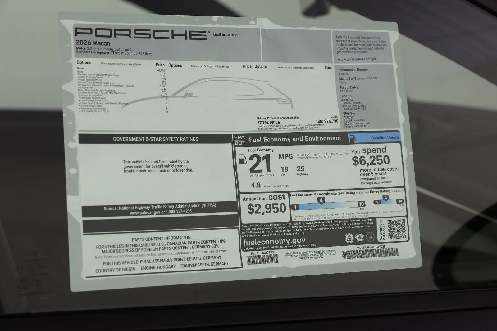 New 2026 Black Porsche  image 25