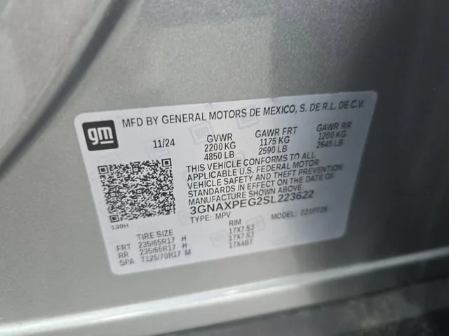 Used 2025 Sterling Gray Metallic Chevrolet LT image 28