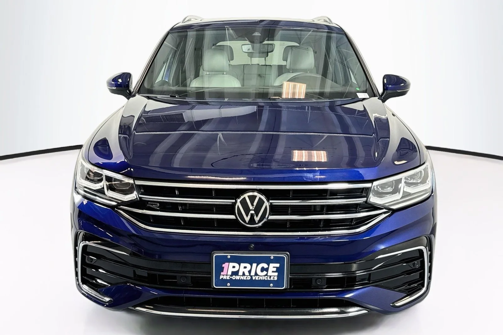 Used 2022 Atlantic Blue Metallic Volkswagen SEL R-Line image 2