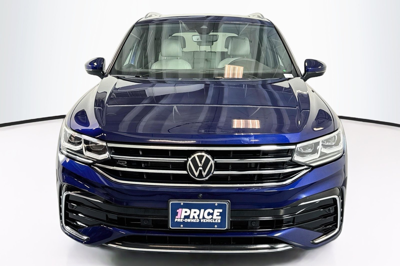 Used 2022 Atlantic Blue Metallic Volkswagen SEL R-Line image 2