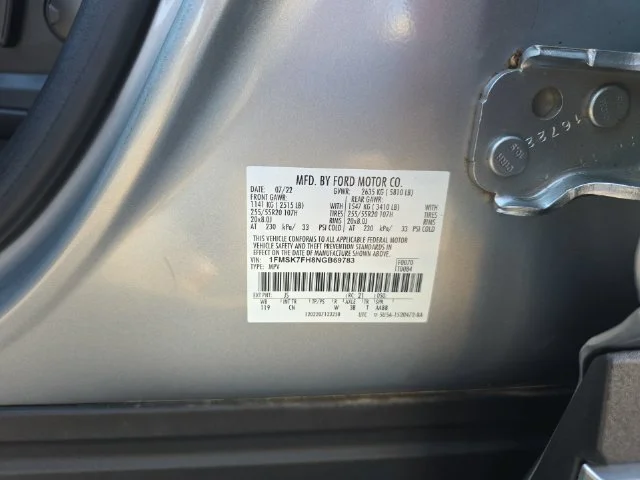 Used 2022 Silver Ford Limited image 38