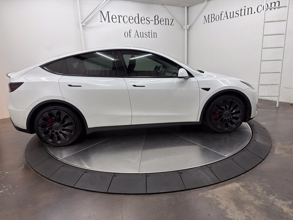 Used 2022 White Tesla Performance image 8