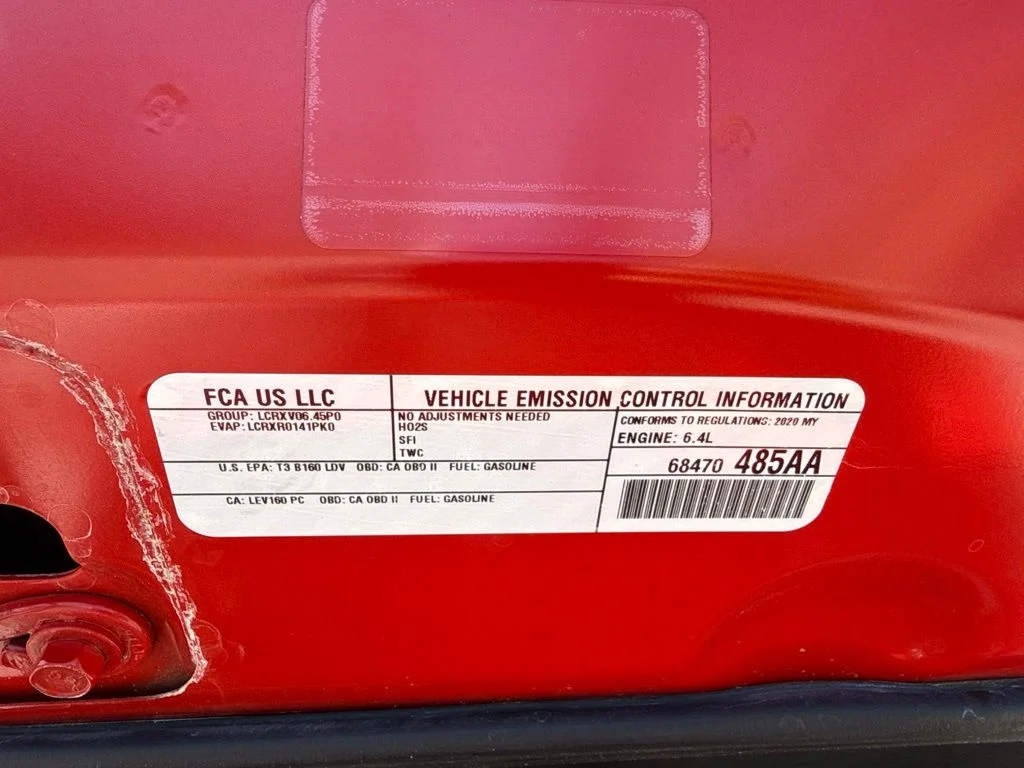Used 2020 Red Dodge R/T Scat Pack Widebody image 22