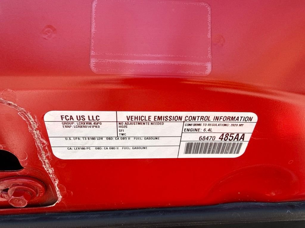 Used 2020 Red Dodge R/T Scat Pack Widebody image 22