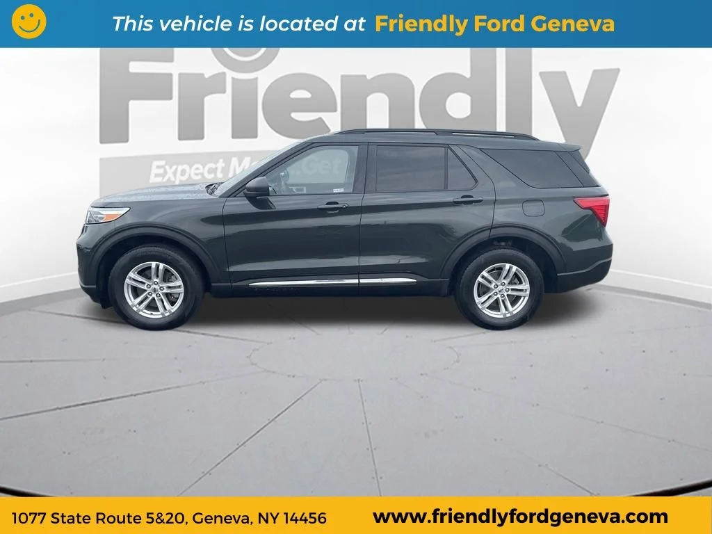 Used 2023 Green Metallic Ford XLT image 8