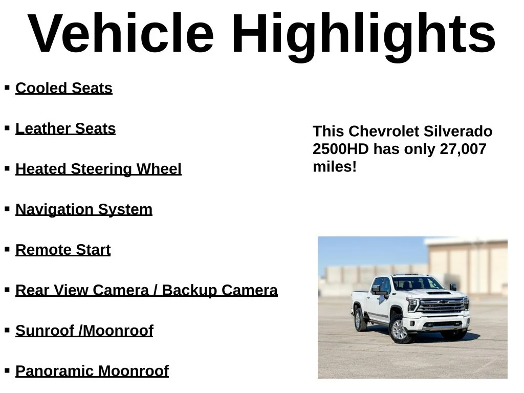 Used 2024 White Chevrolet High Country image 36