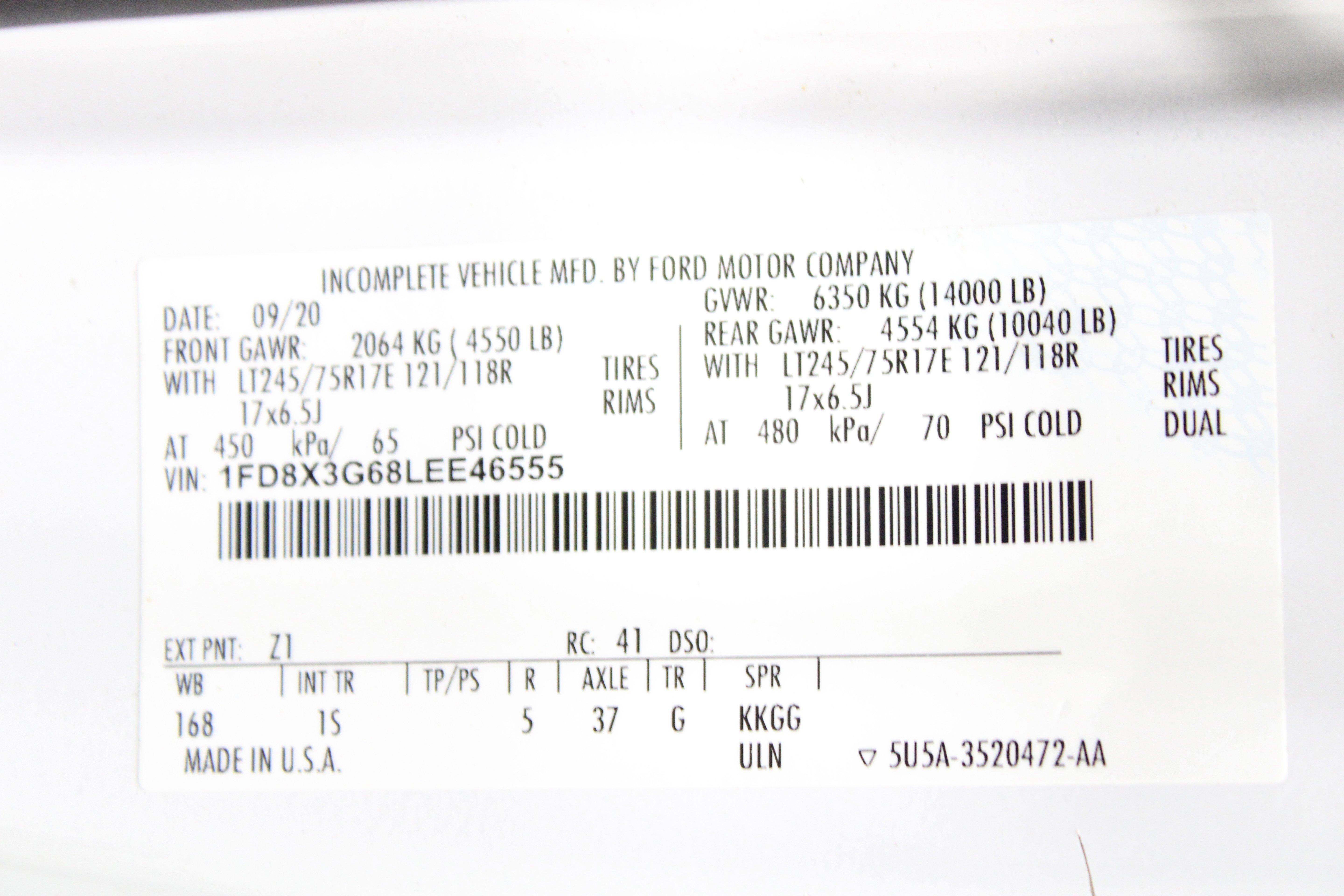 2020 Ford F-350 Super Duty Chassis Cab XL - Photo 32