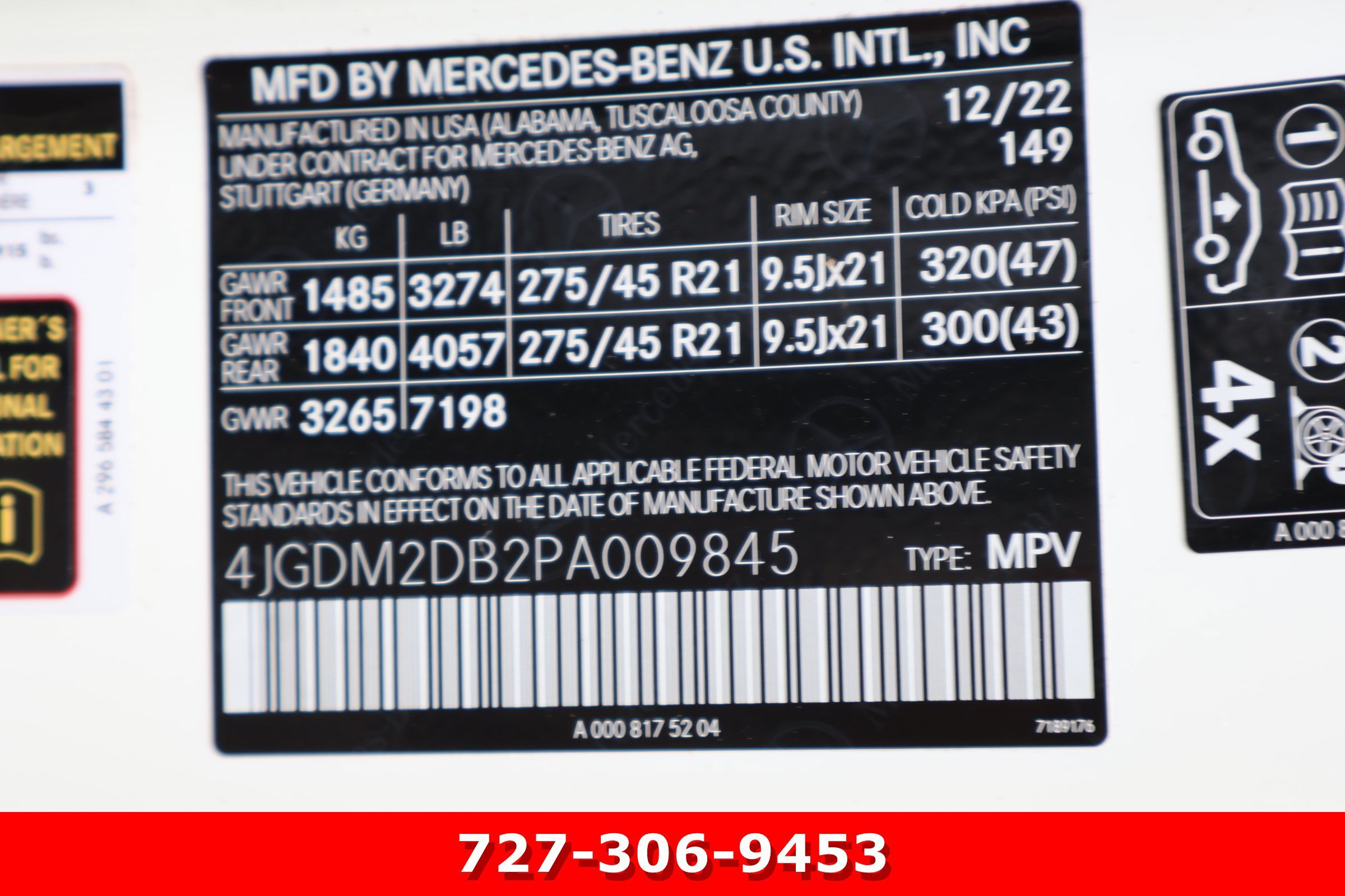 Certified Used 2023 Polar White Mercedes-Benz EQS 450+ image 30