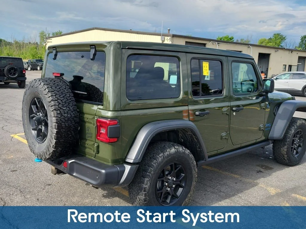 Certified Used 2024 Green Jeep Willys 4xe image 13