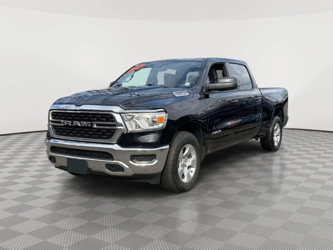Used 2023 Diamond Black Crystal Pearlcoat RAM Big Horn Crew Cab 4x4 64