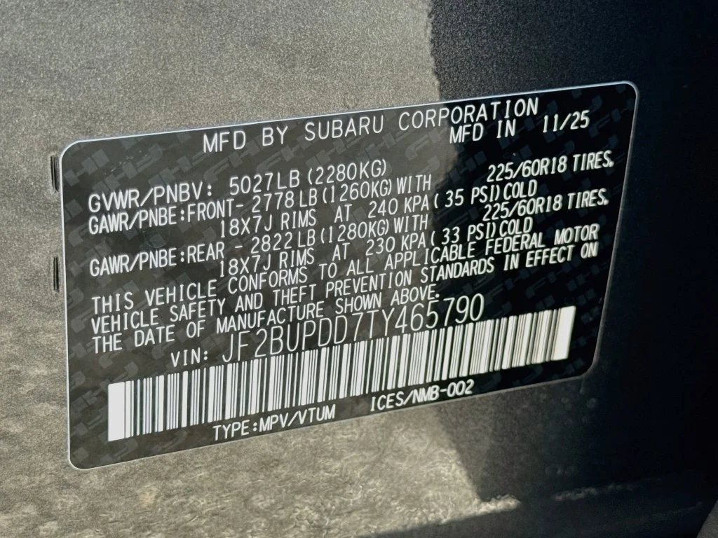 Used 2026 Gray Subaru Limited image 45