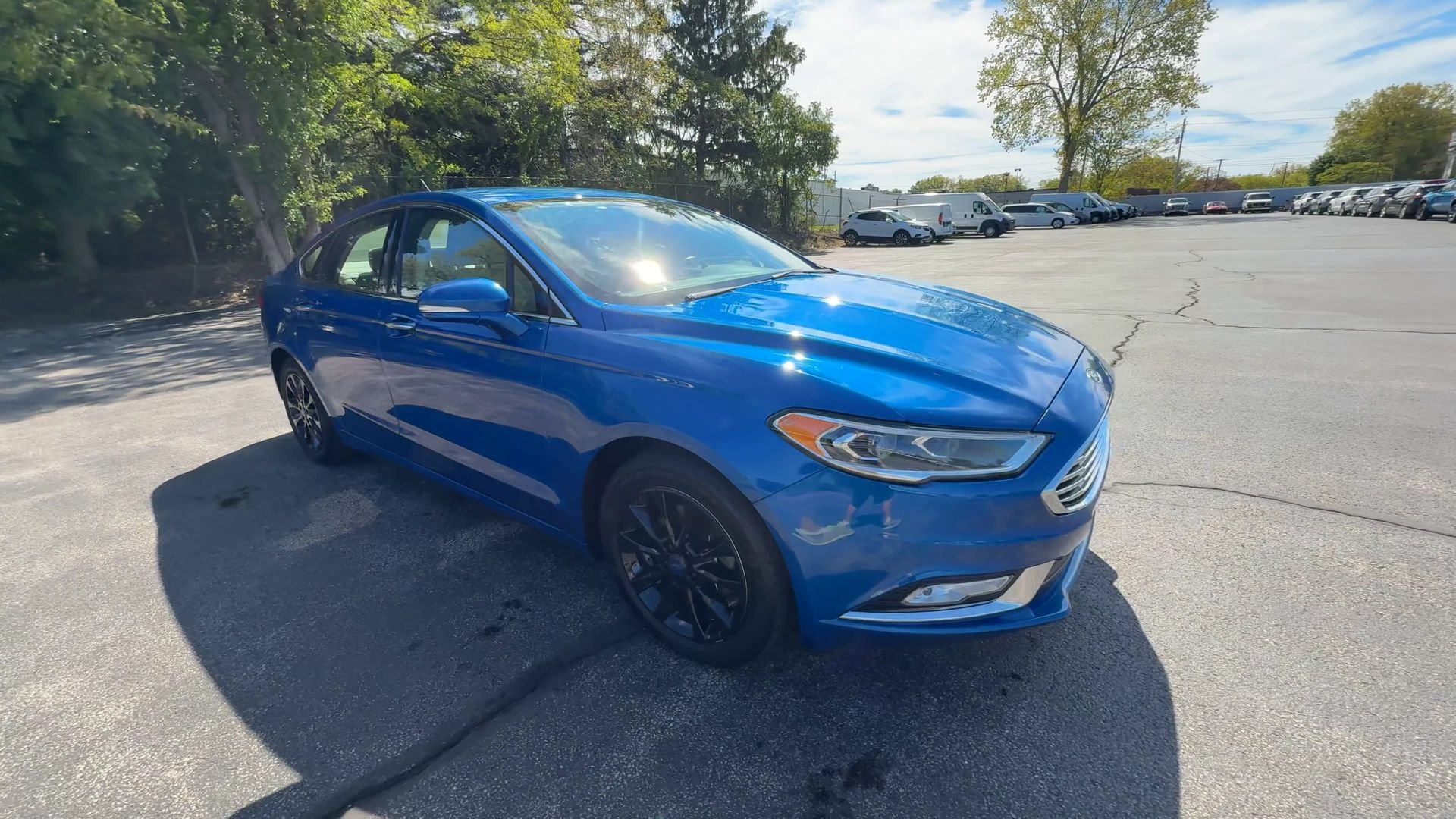 Used 2017 Ford Fusion SE with VIN 3FA6P0HD6HR334483 for sale in Painesville, OH