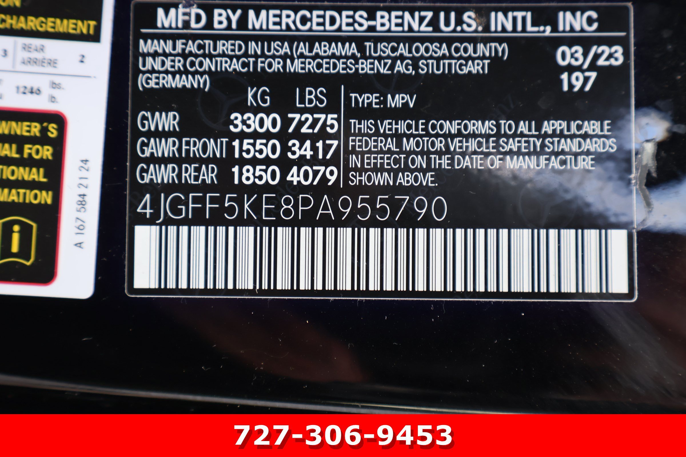 Certified Used 2023 Obsidian Black Metallic Mercedes-Benz GLS 450 image 34
