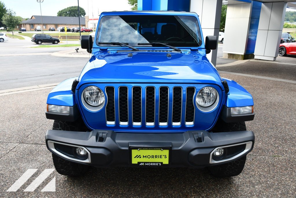 Used 2021 Blue Jeep Overland image 12